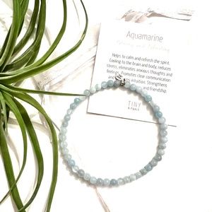 NWT, Aquamarine Energy Bracelet by Tiny Rituals